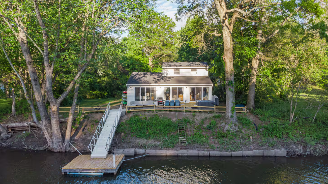 Completed electrical project - waterfront property Hudson Valley